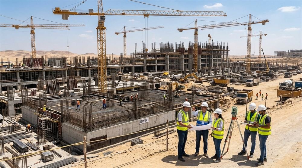 شراكات التوريد مع كبرى شركات المقاولات العامة بمصر - مشروعات إنشائية ومقايسات BOQ وهياكل معدنية