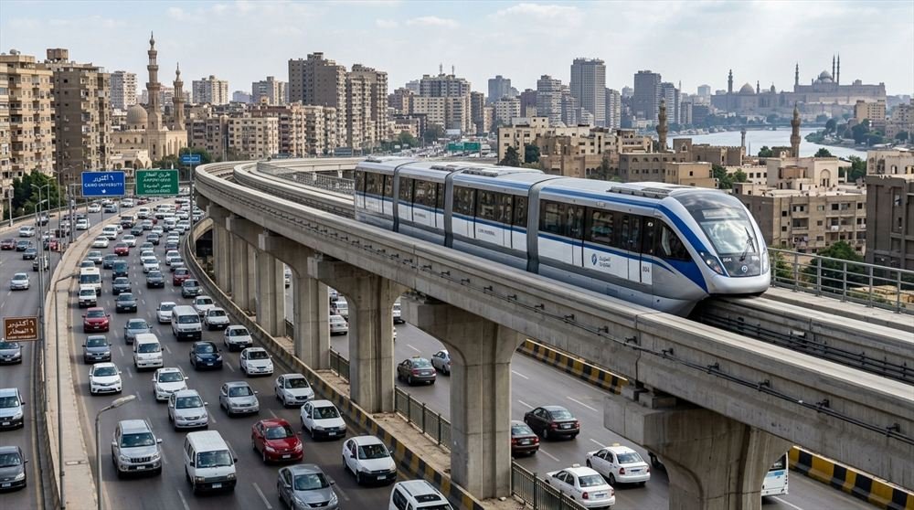 مشروع مونوريل العاصمة و 6 أكتوبر - مسار القطار الكهربائي وتوريد مسامير إجهاد عالي 10.9